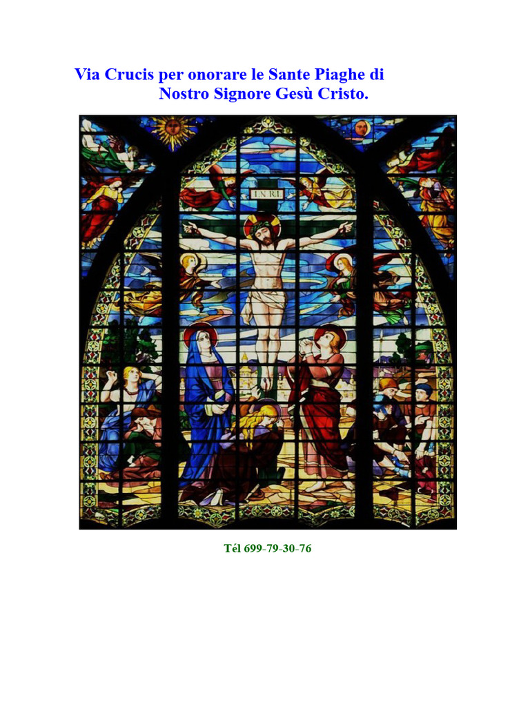 Via Crucis Per Onorare Le Sante Piaghe Del Nostro Signore Gesù Cristo | PDF