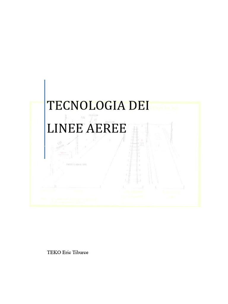 Tecnica Delle Linee Aeree... | PDF