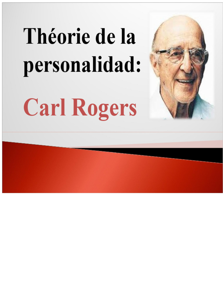 Théorie de la personnalité de Rogers | PDF | Psychologie | Concept de ...