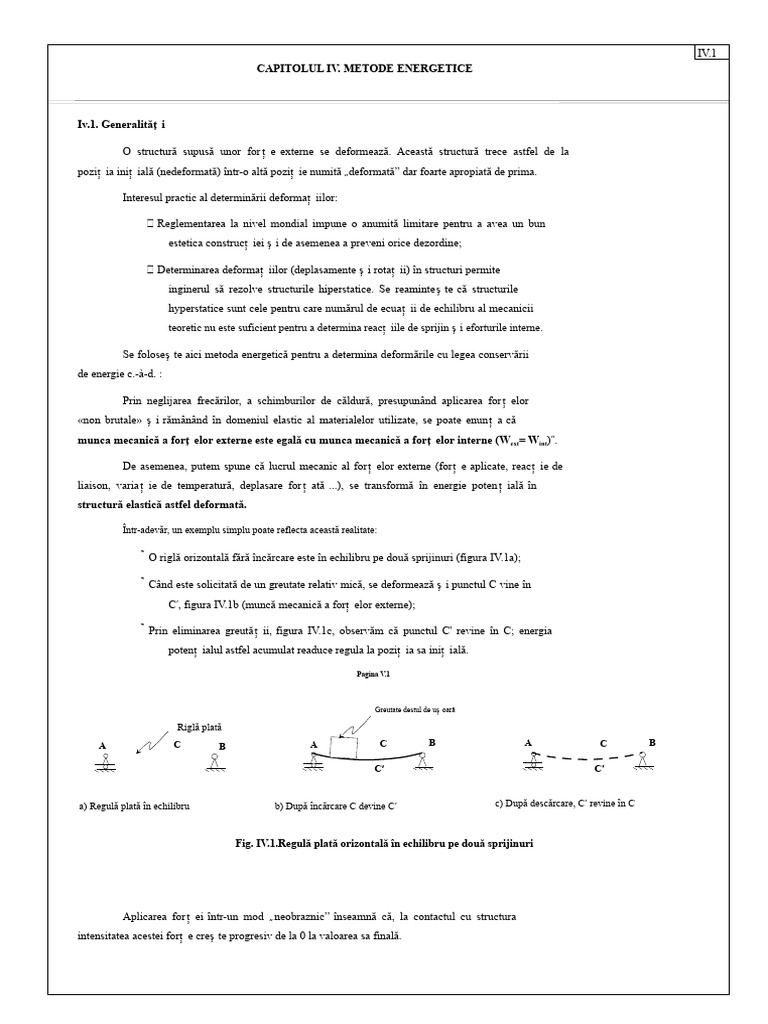 rdm2 - Curs - 4 - Metode Energetice - 2016-17 | PDF