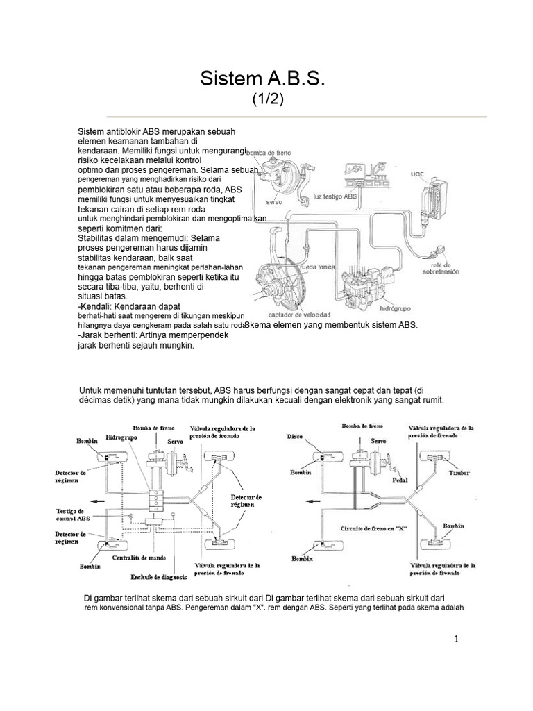 Manual Umum Rem ABS | PDF
