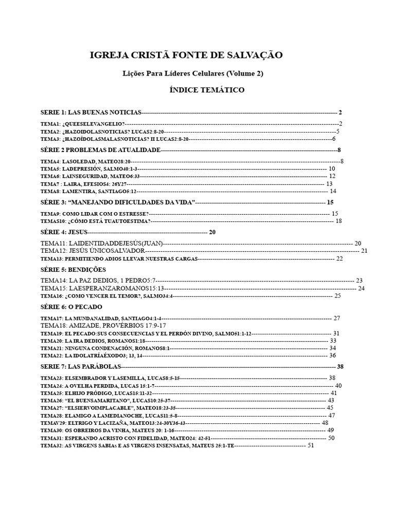 Lições de Evangelho e Vida Cristã | PDF | Jesus | Pecado