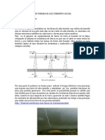 Cables de Guarda en Torres de Alta Tension y Rayos