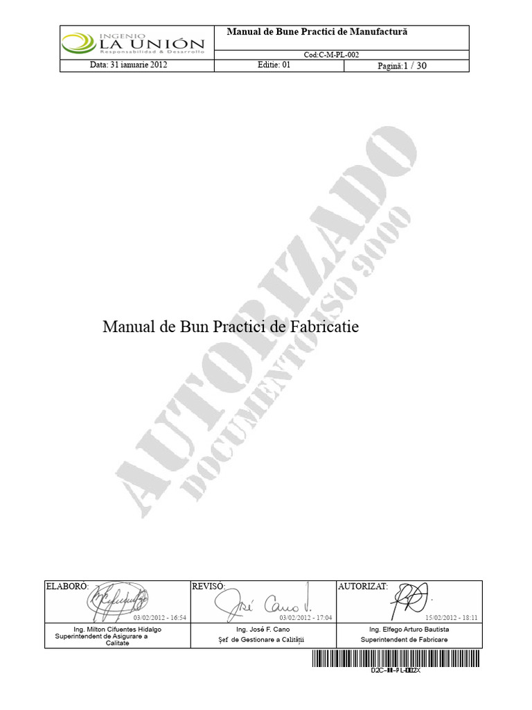 Manual BPM C M PL 002 Ed1 | PDF
