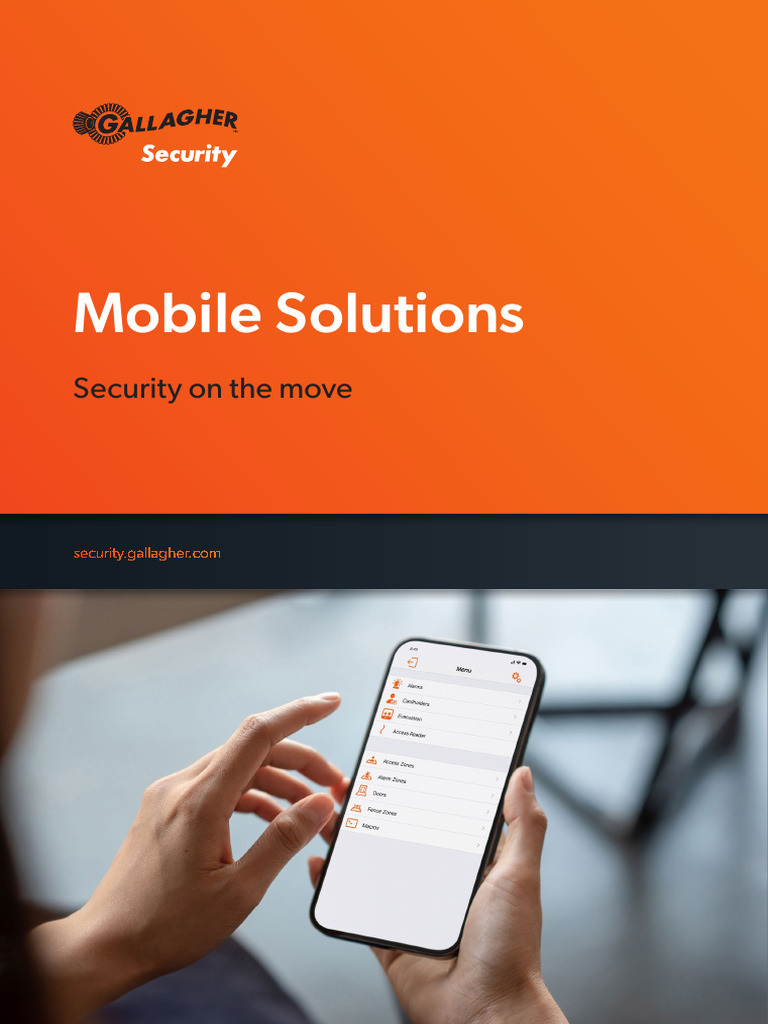 Mobile Security Solutions Brochure | PDF | Mobile App | Ios