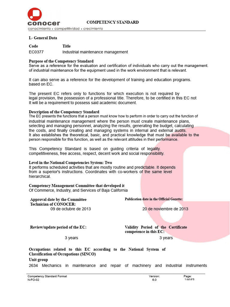 standard 377 | PDF | Specification (Technical Standard) | Audit