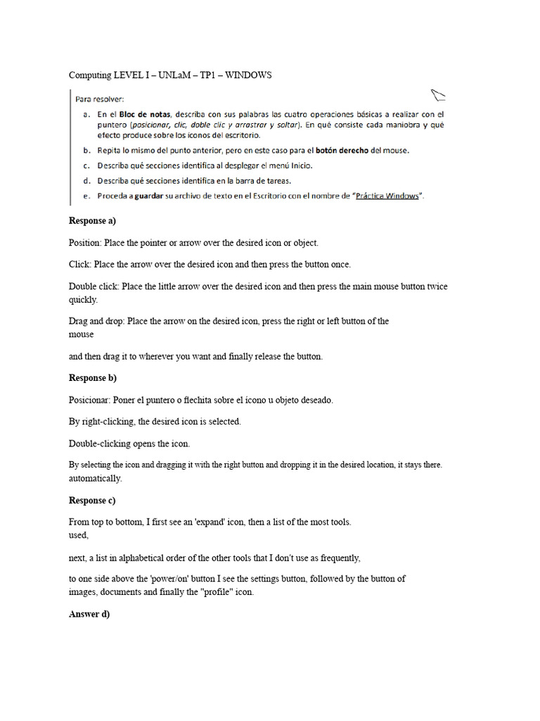 Windows Computing Basics for Beginners | PDF | Microsoft Windows ...