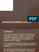 Sociedad en Nombre Colectivo