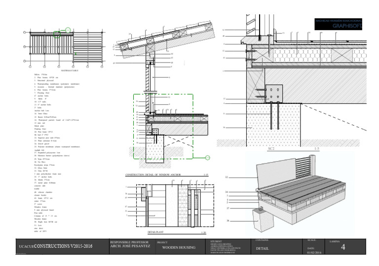 constructive detail | PDF | Building Engineering | Building Materials