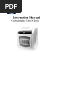 uPunch HN Series Time Clock Setup Guide | PDF | Workweek And Weekend