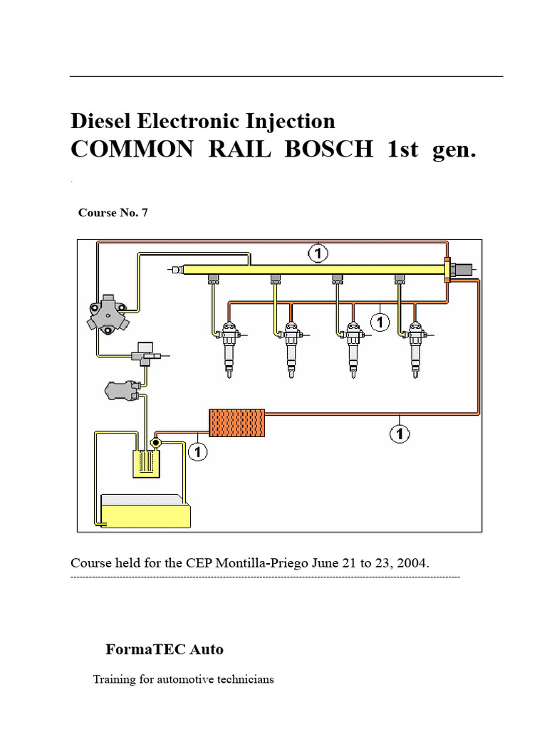 Common Rail Diesel Injection Training | PDF | Fuel Injection | Diesel ...