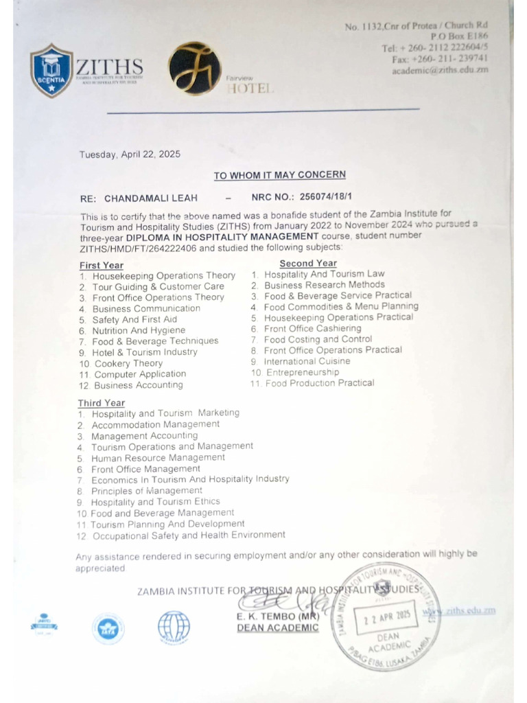 Ziths Document | PDF