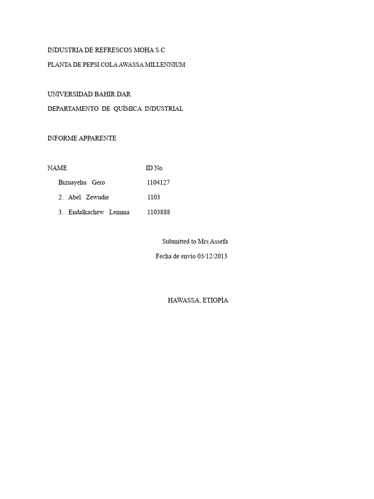 Proceso de Producción en MOHA S.C. | PDF | Dióxido de carbono ...