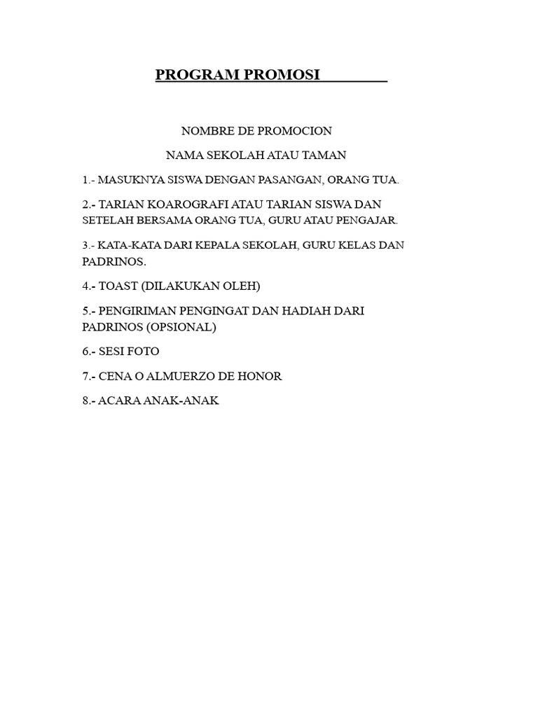 Program Promosi Sekolah Kreatif | PDF