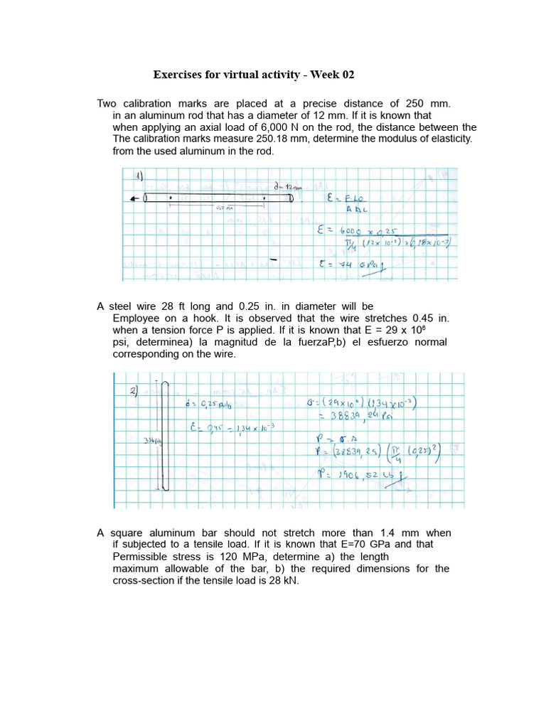 U2 - S2 - Exercises For Virtual Activity | PDF