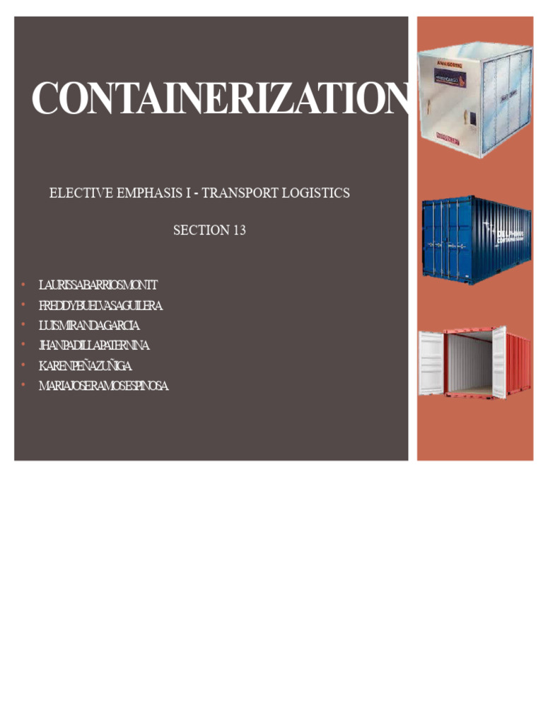 Understanding Containerization in Logistics | PDF | Cargo ...