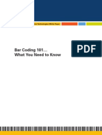 Bar Coding 101 What You Need To Know: A Zebra Technologies White Paper