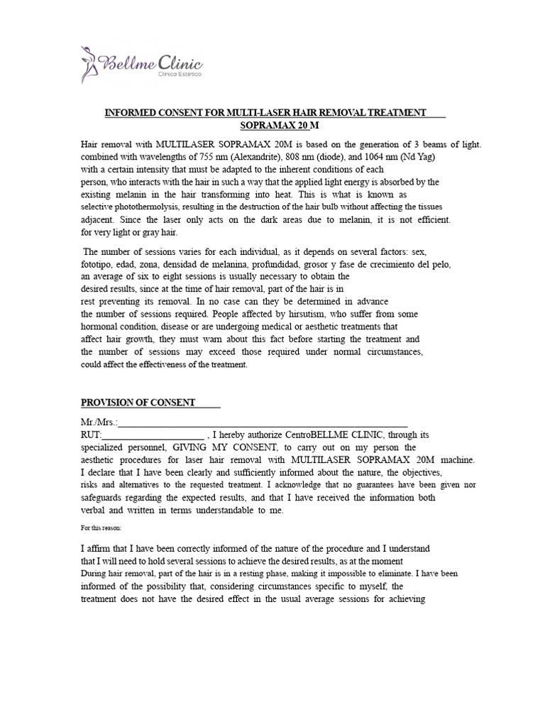 INFORMED CONSENT (1) | PDF | Medical Specialties