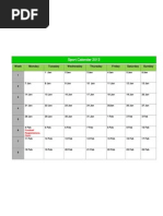 Depo-Provera Dosing Calendar 2025 | PDF | Medical Specialties