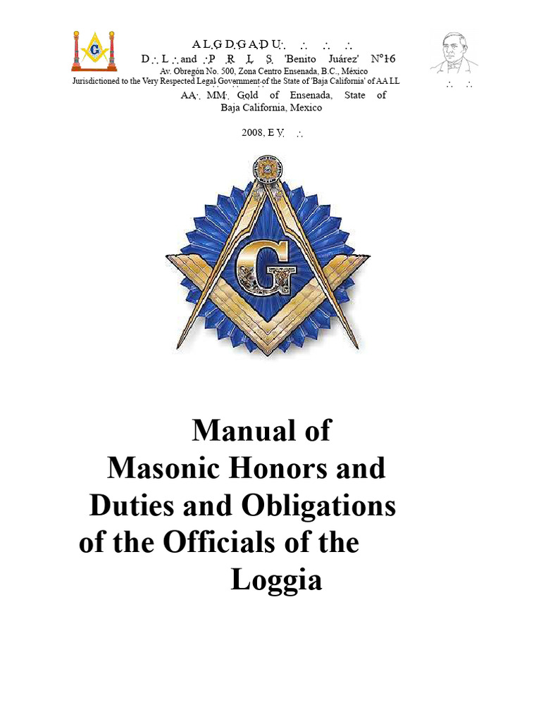Masonic Honors BJ 16 | PDF | Freemasonry | Titles