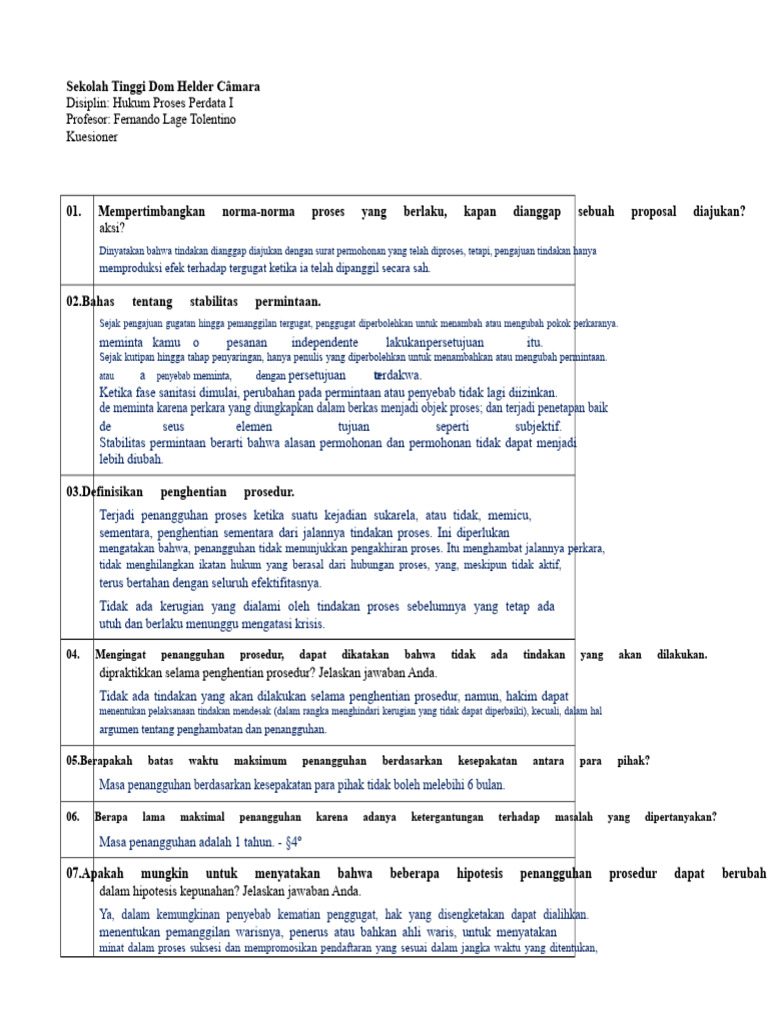 Proses Hukum Perdata: Panduan Lengkap | PDF