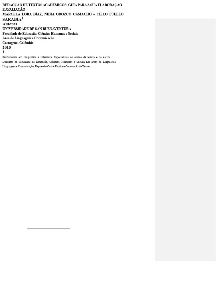 Guia de Redação de Textos Acadêmicos | PDF | Publicações acadêmicas ...