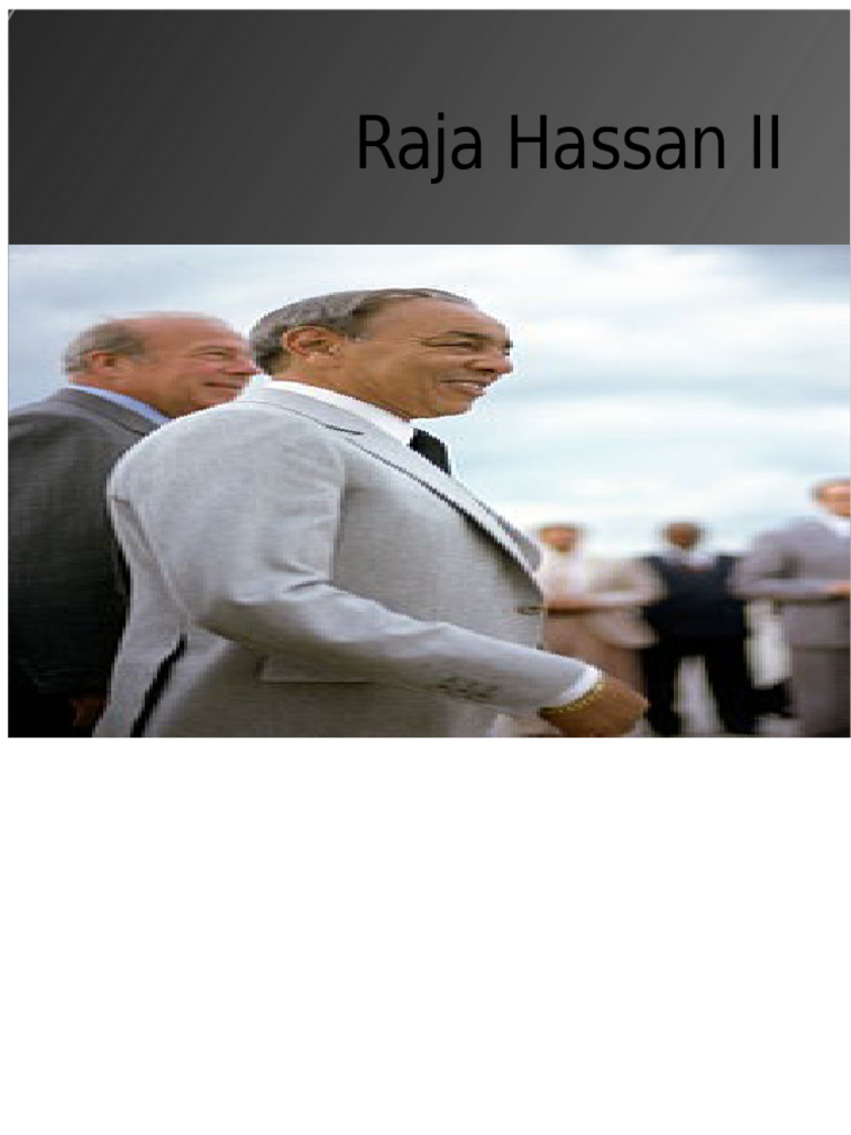 Raja Hassan II: Warisan dan Kepemimpinan | PDF
