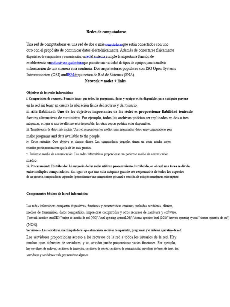 Guía Completa sobre Redes de Computadoras | PDF | Red de computadoras ...