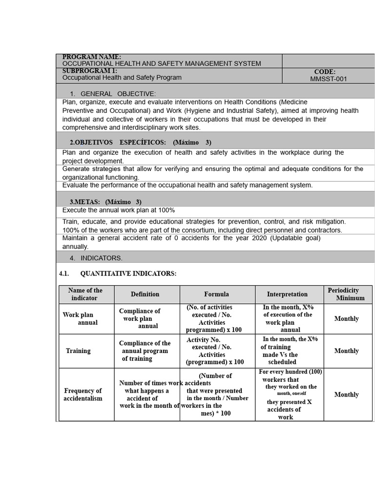 Occupational Health & Safety Management | PDF | Occupational Safety And ...
