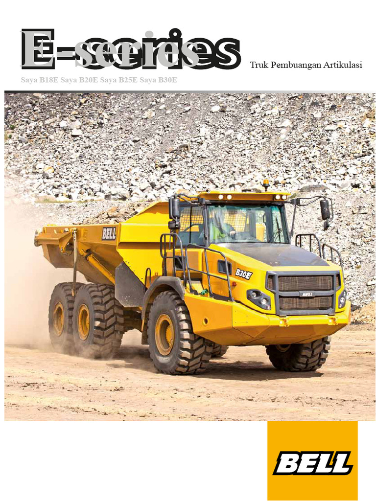 Truk Pembuangan Artikulasi E-series Bell | PDF
