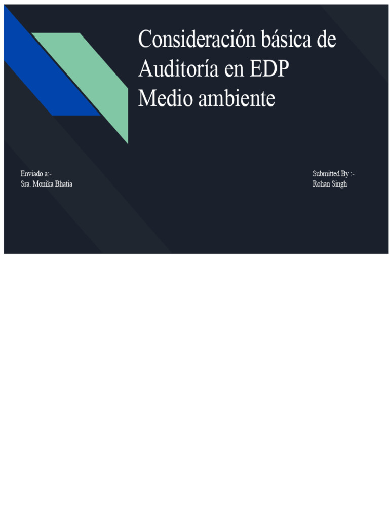 Auditoría EDP: Funciones y Enfoques | PDF | Auditoría | Informática