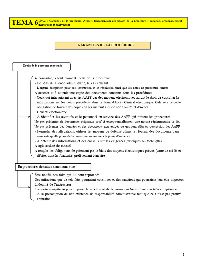 Garanties et phases de la procédure LPAC | PDF | Justice | Crime et ...