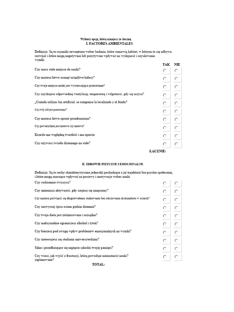 Test H.E.M.A. | PDF