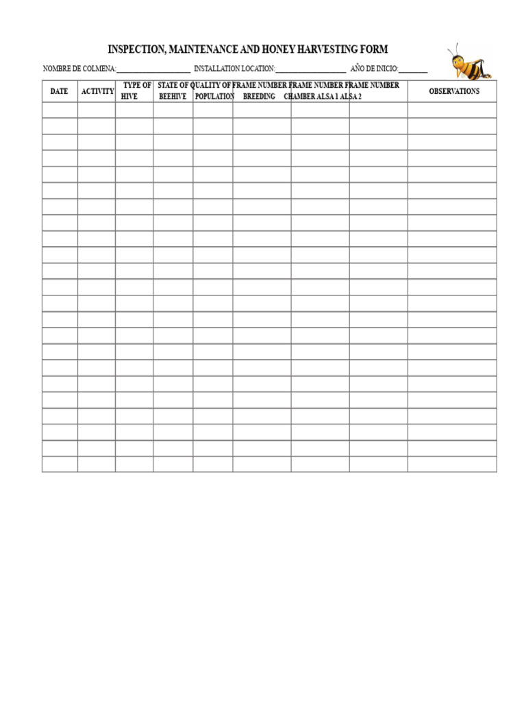 Honeycomb Control Sheet PDF | PDF