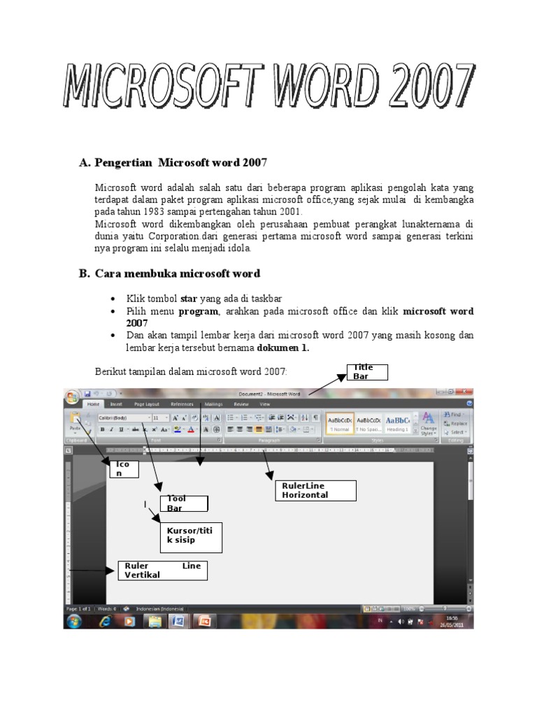 56640368 Pengertian Microsoft Word 2007