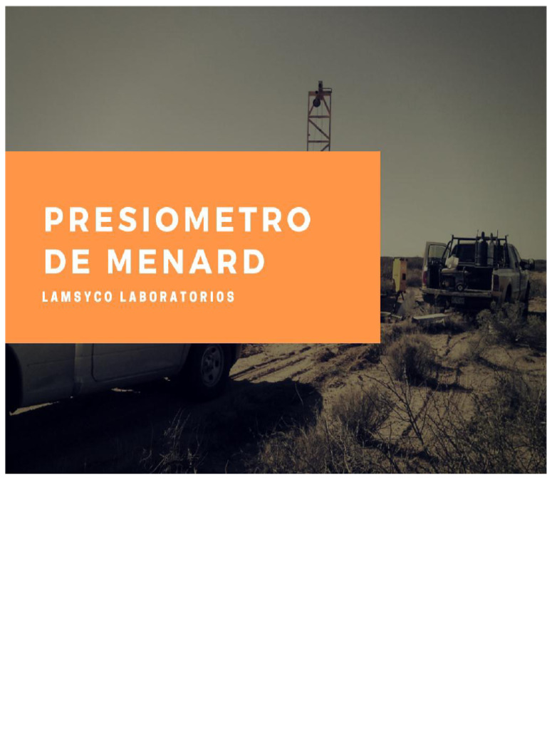 Homologation du Pressiomètre Menard | PDF | Génie géotechnique ...