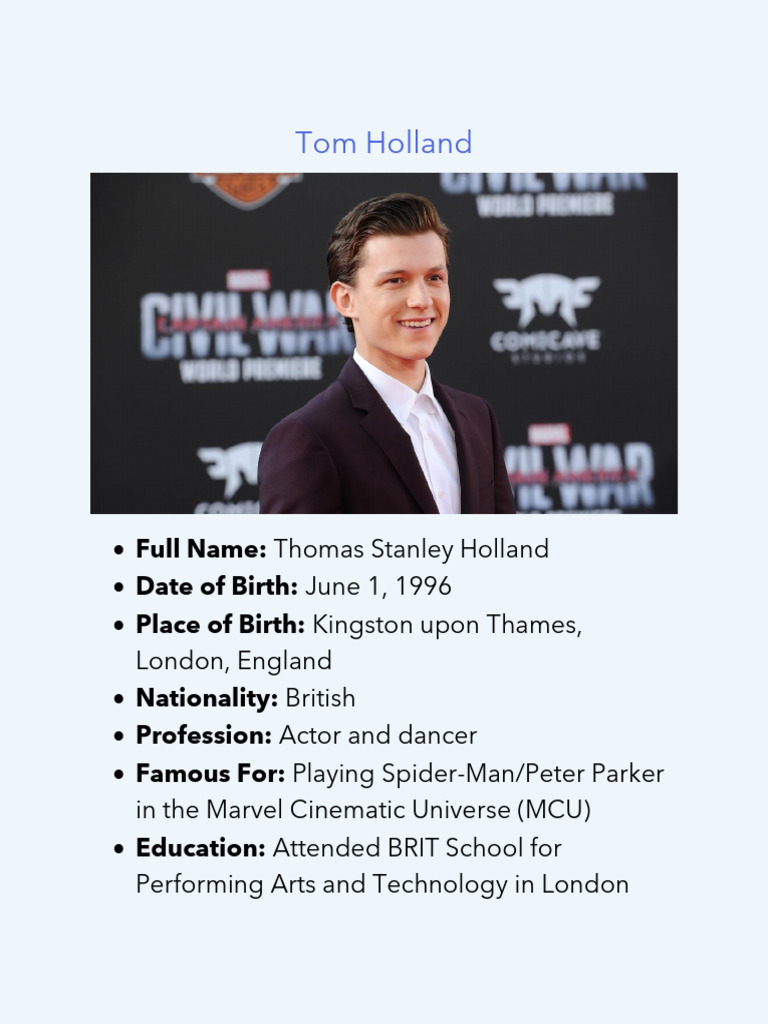 Tom Holland | PDF