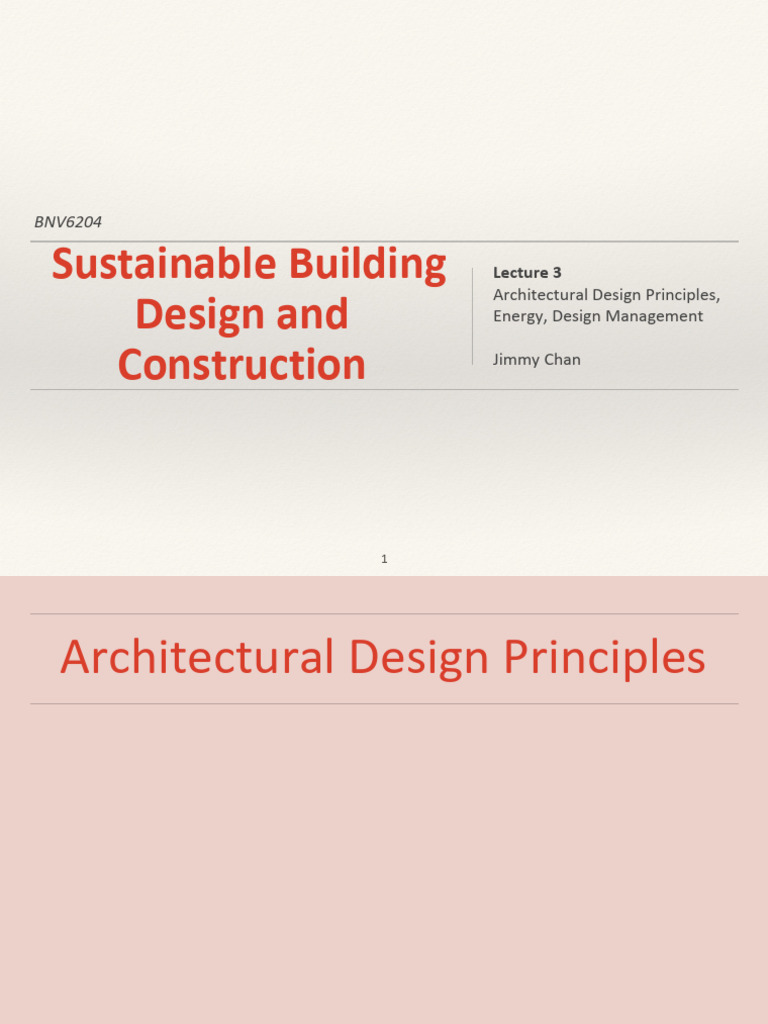 Sustainable Architectural Design Principles | PDF | Internet Of Things ...