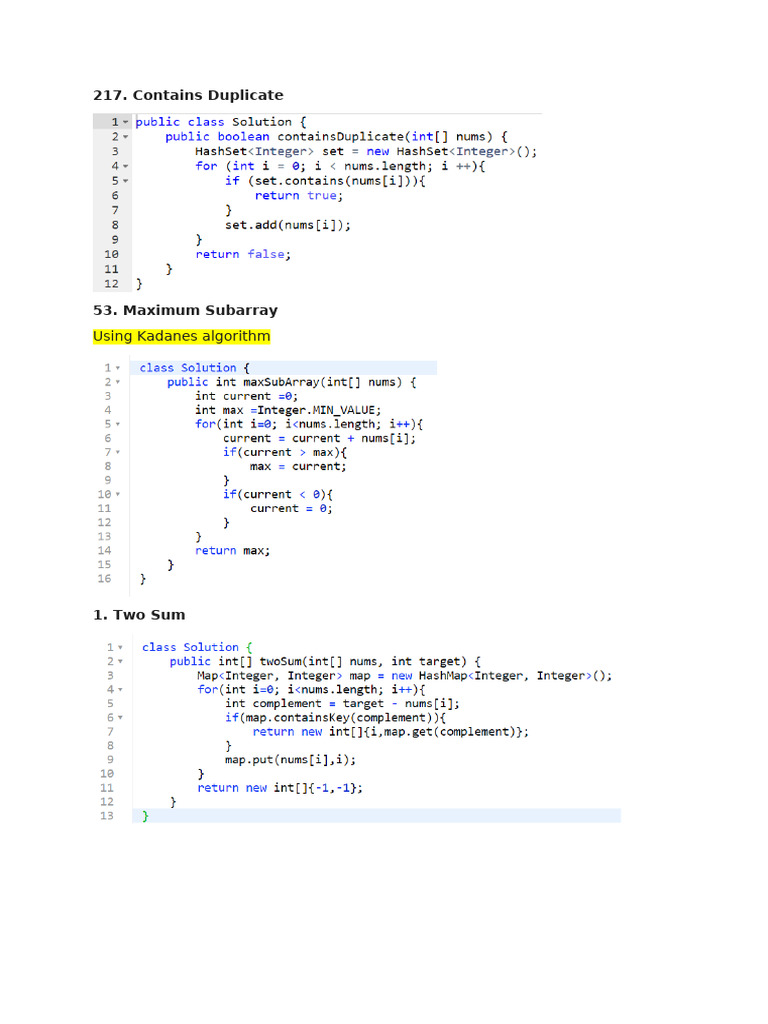 Top Coding Challenges and Solutions | PDF