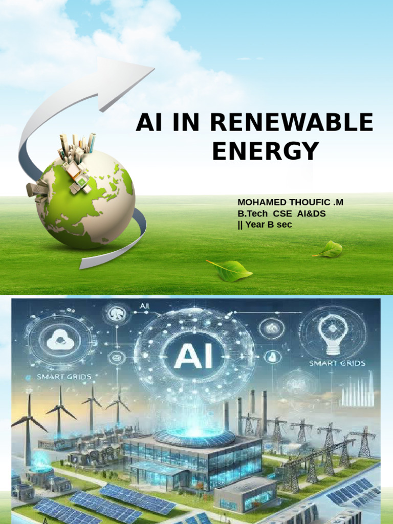 AI Innovations in Renewable Energy | PDF | Climate Change Mitigation ...