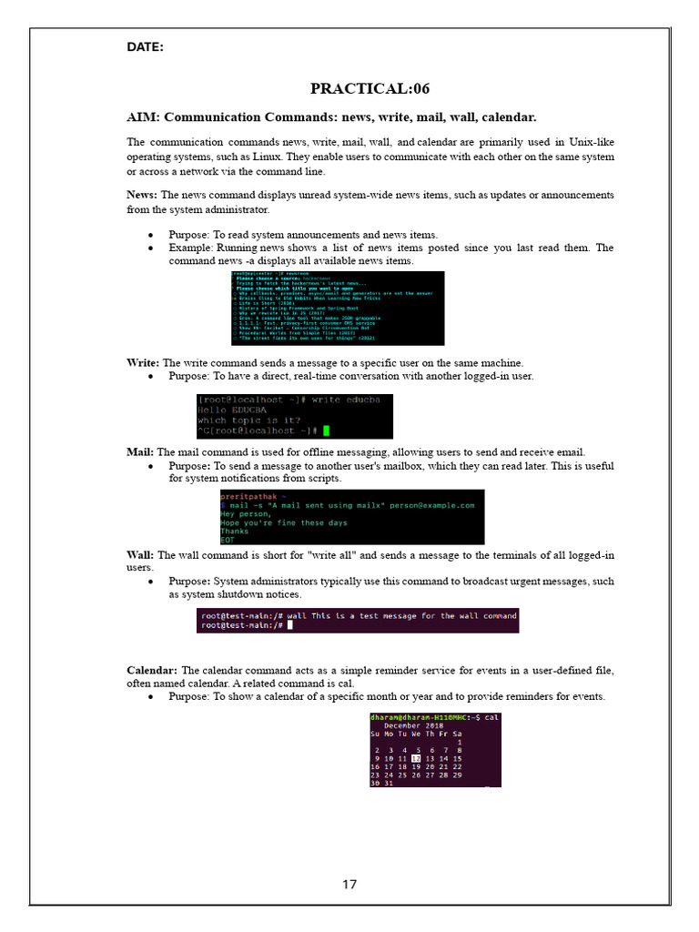 Practical 06 Operating System | PDF
