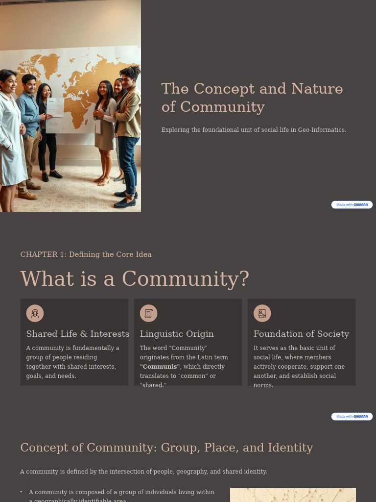 The Concept and Nature of Community | PDF | Community | Identity ...