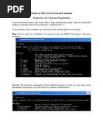 DOS Network Tools Commands