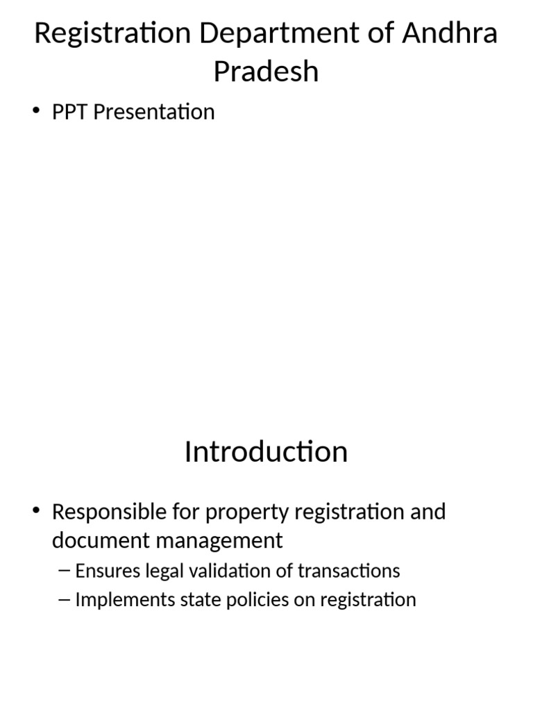 Registration Department AP Presentation | PDF