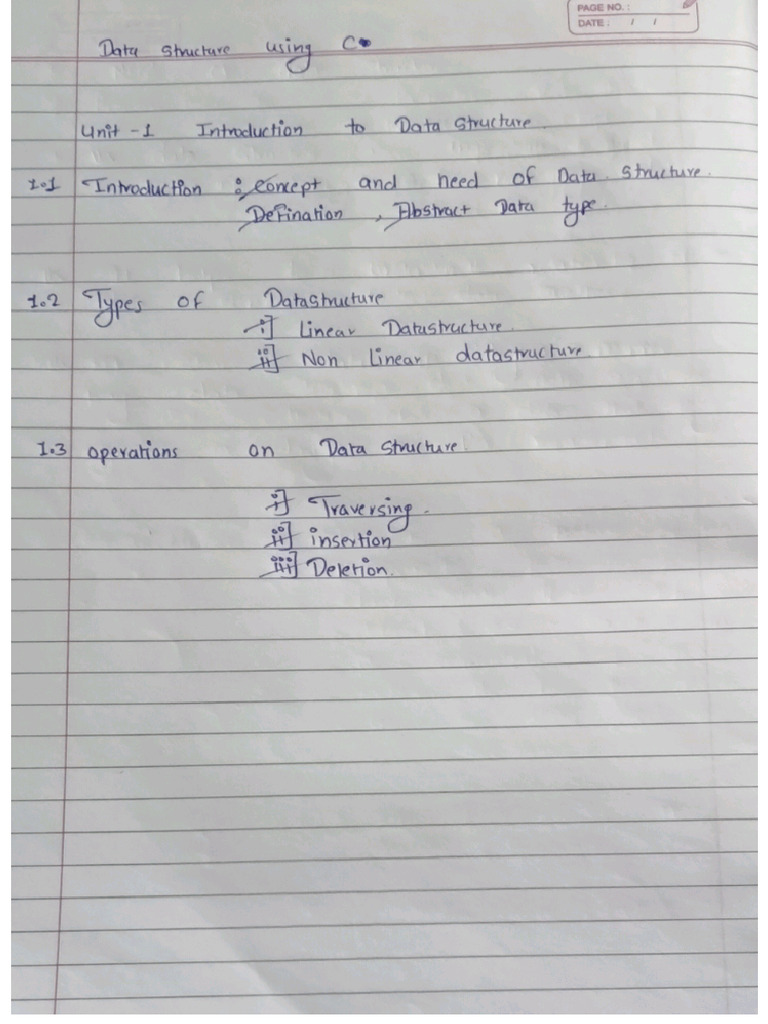 Unit 1 Dsu | PDF