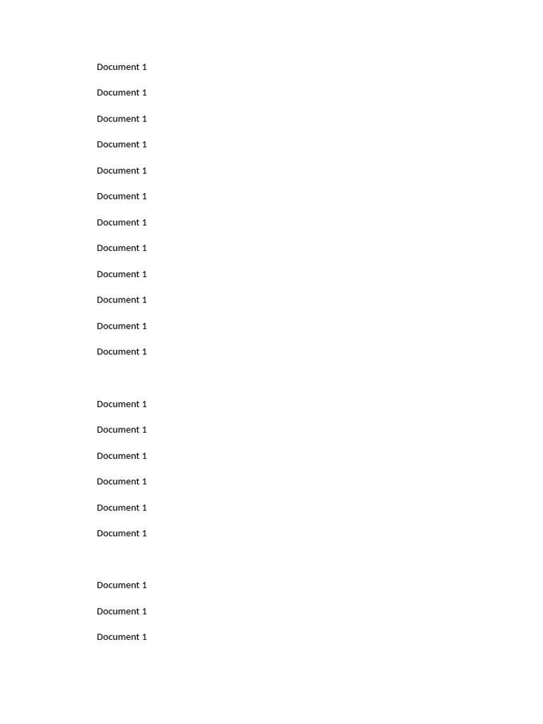 Overview of Document 1 Content | PDF