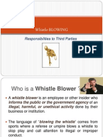 Whistleblowing Responsibilities & Ethics