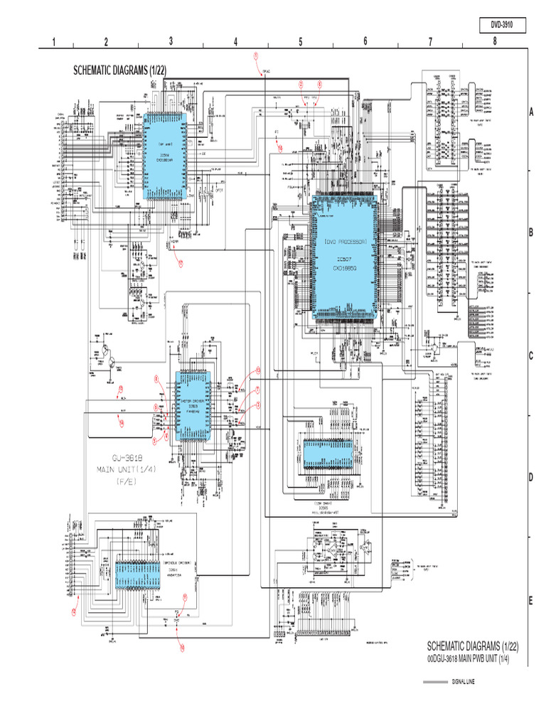 DVD-3910 Schematic Diagrams Overview | PDF | Visual Cortex