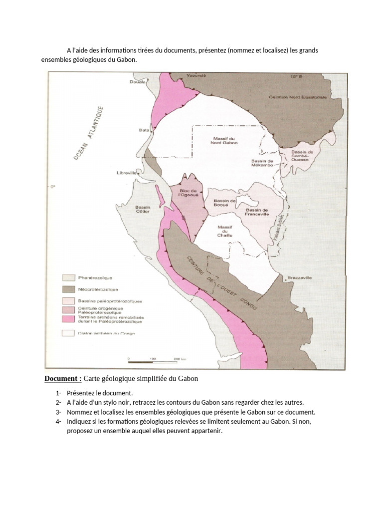 Ensembles géologiques du Gabon | PDF