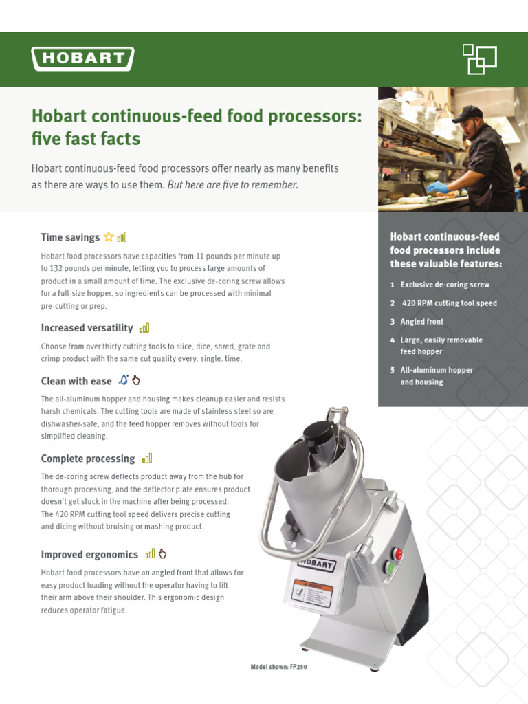 3.food Processsors Sell Sheet F48867 (08-23) | PDF | Food Processor ...